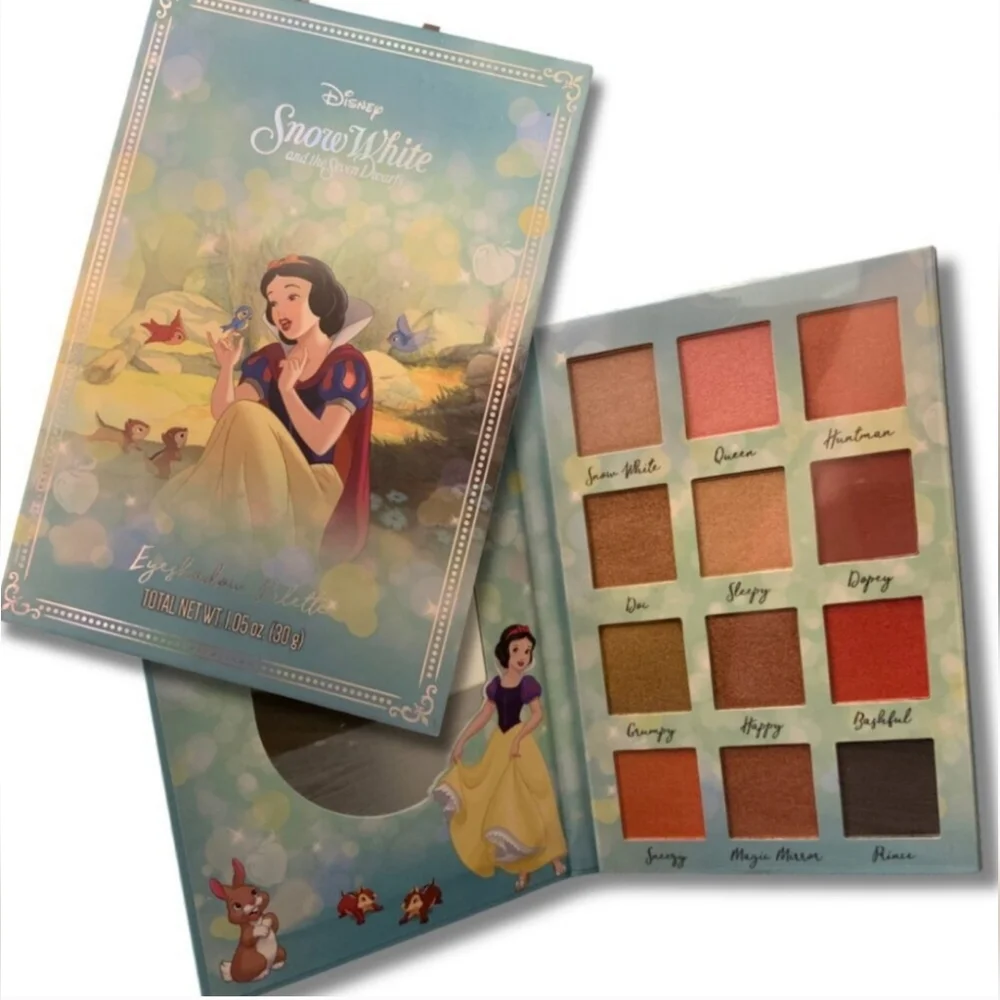 Disney Princess Snow White Storybook 12 Color Eyeshadow Mirror Palette